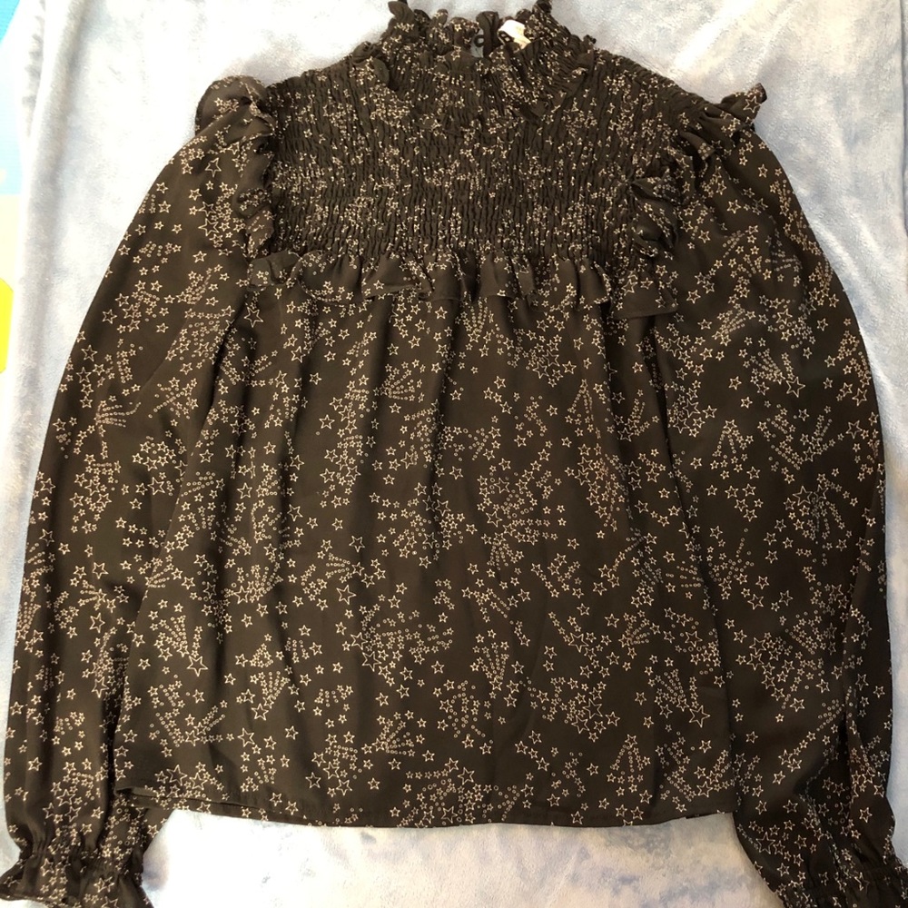 Rebecca Minkoff longsleeve ruffle top